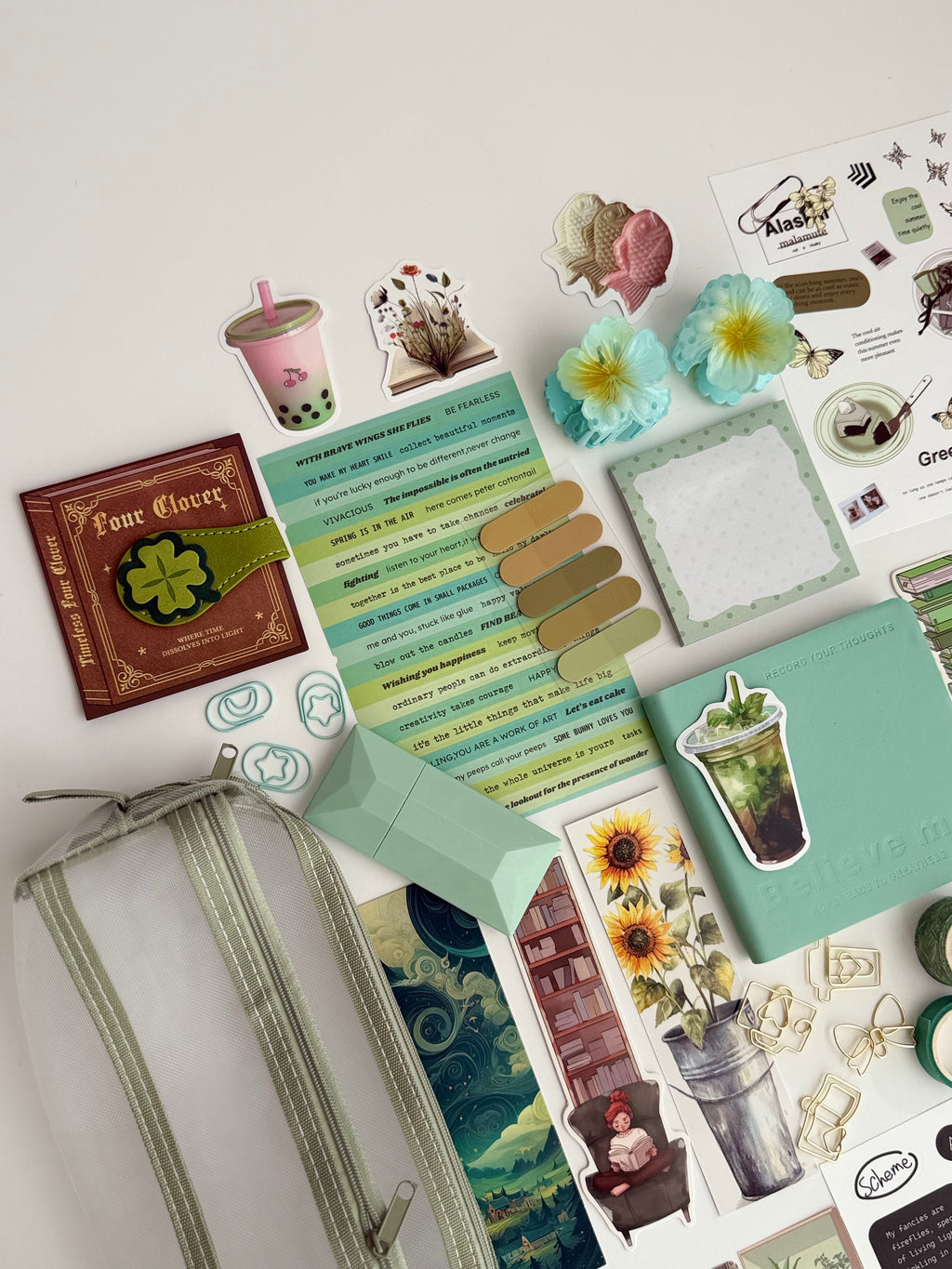 🍋‍🟩 Fresh Mint Bookish Bundle 🌿
