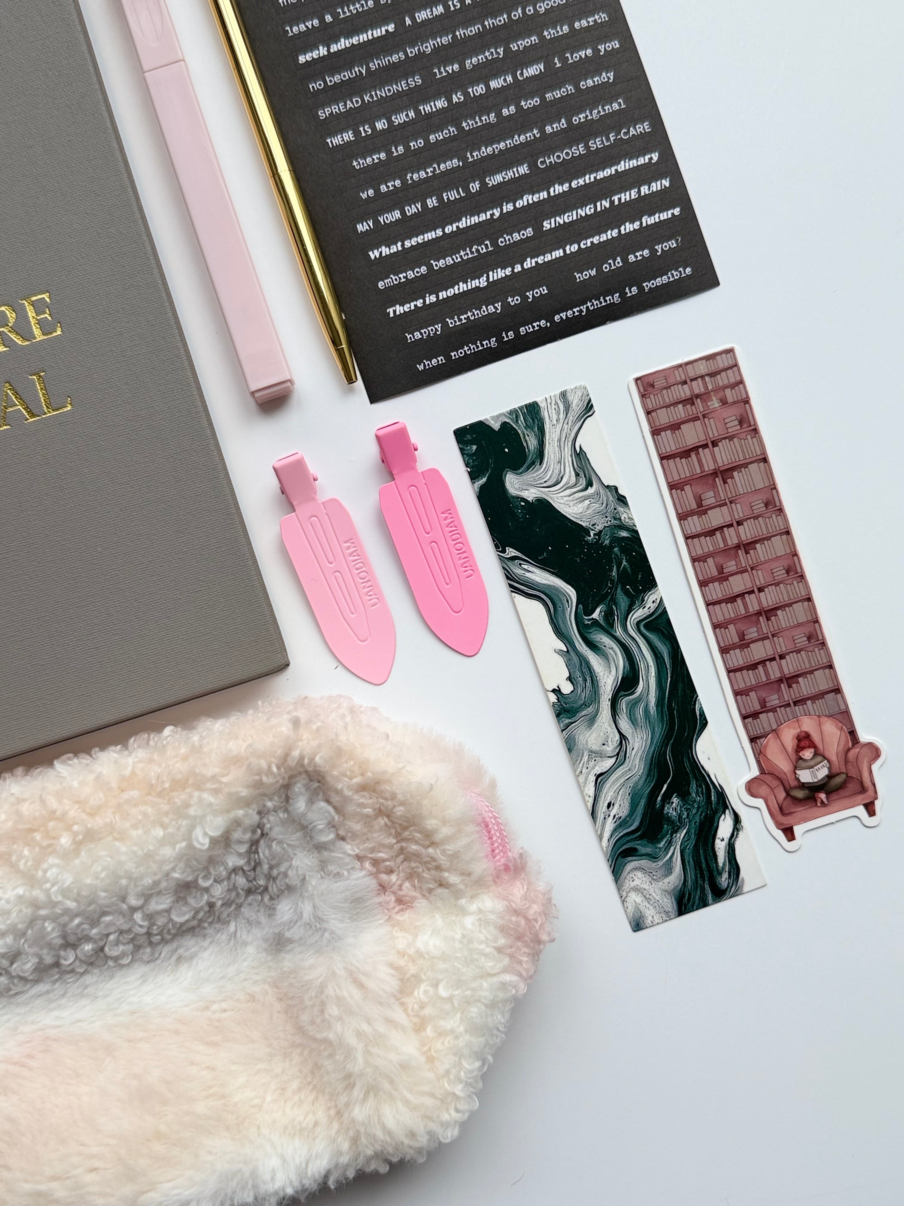 Mini Self-Care Journaling Set | Soft Stone Stationery Bundle 🩶🌸