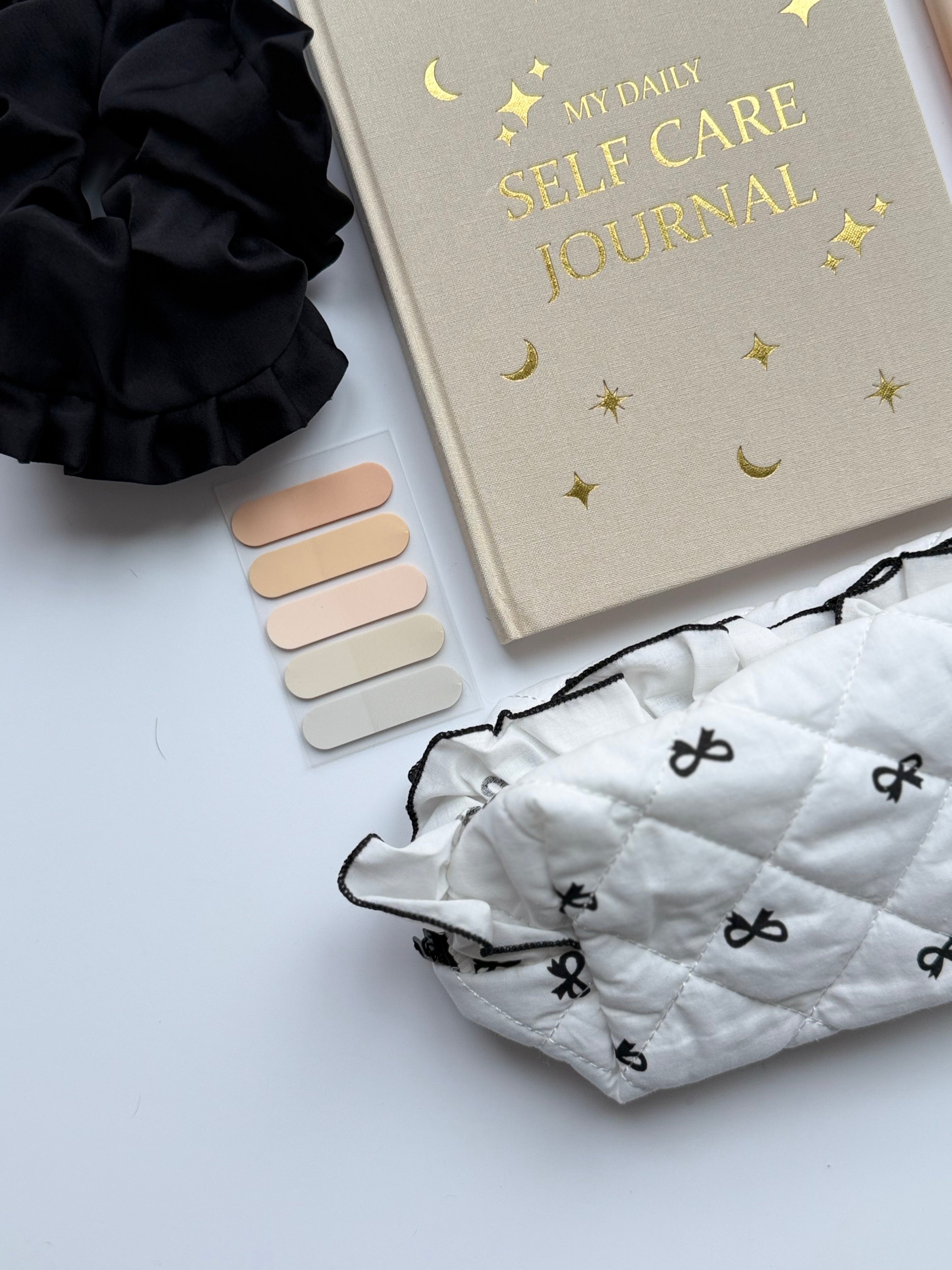 Mini Self-Care Journaling Set | Midnight Muse Stationery Bundle 🖤🎞️