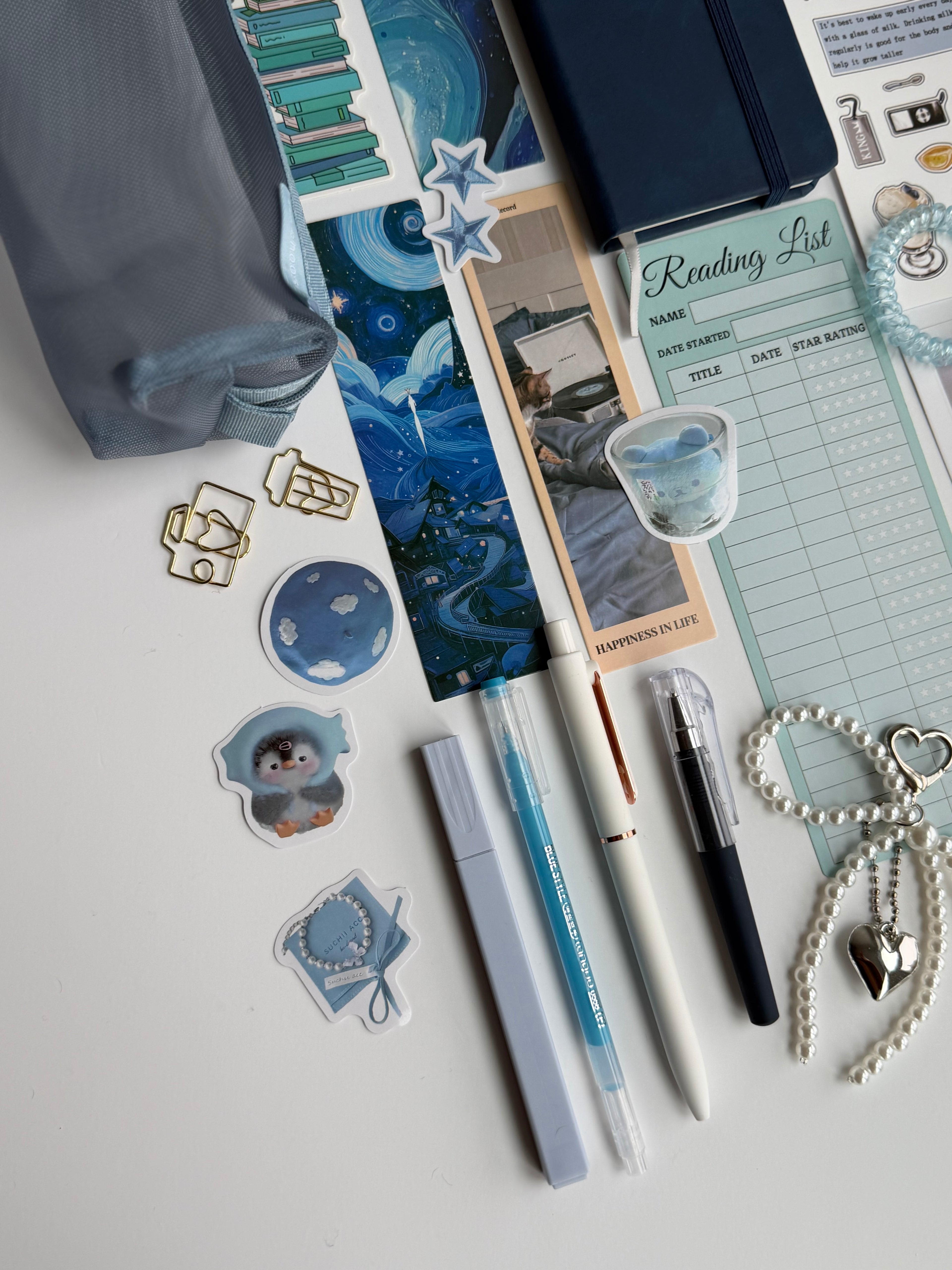 🌙 Mini Starry Blue Bookish Bundle 💙