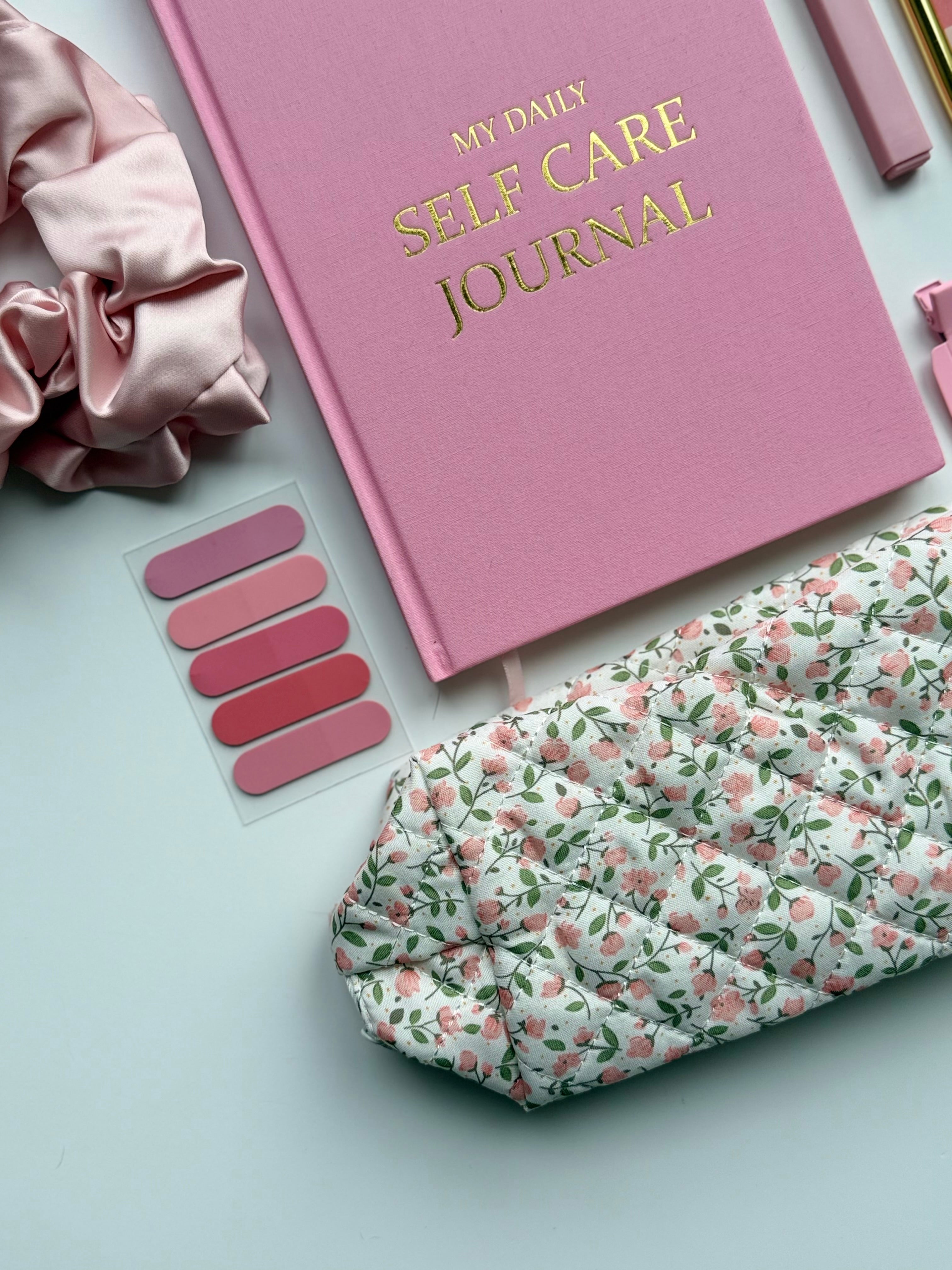 Mini Self-Care Journaling Set | Peony Bloom Stationery Bundle 🎀✨