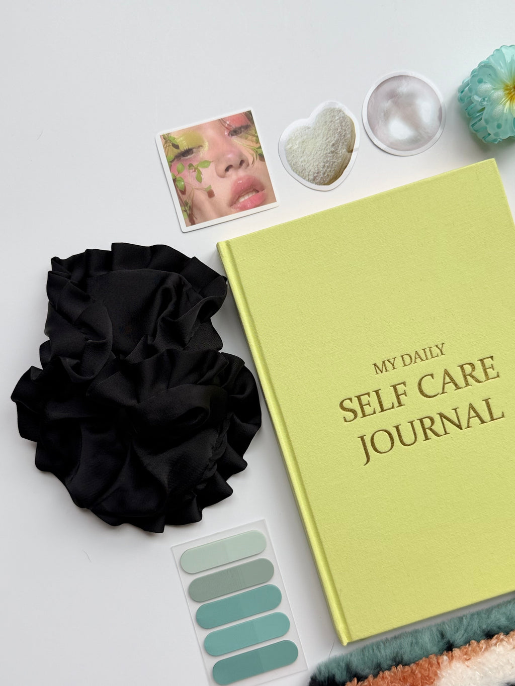 Mini Self-Care Journaling Set | Mindful Green Stationery Bundle 🌱✨