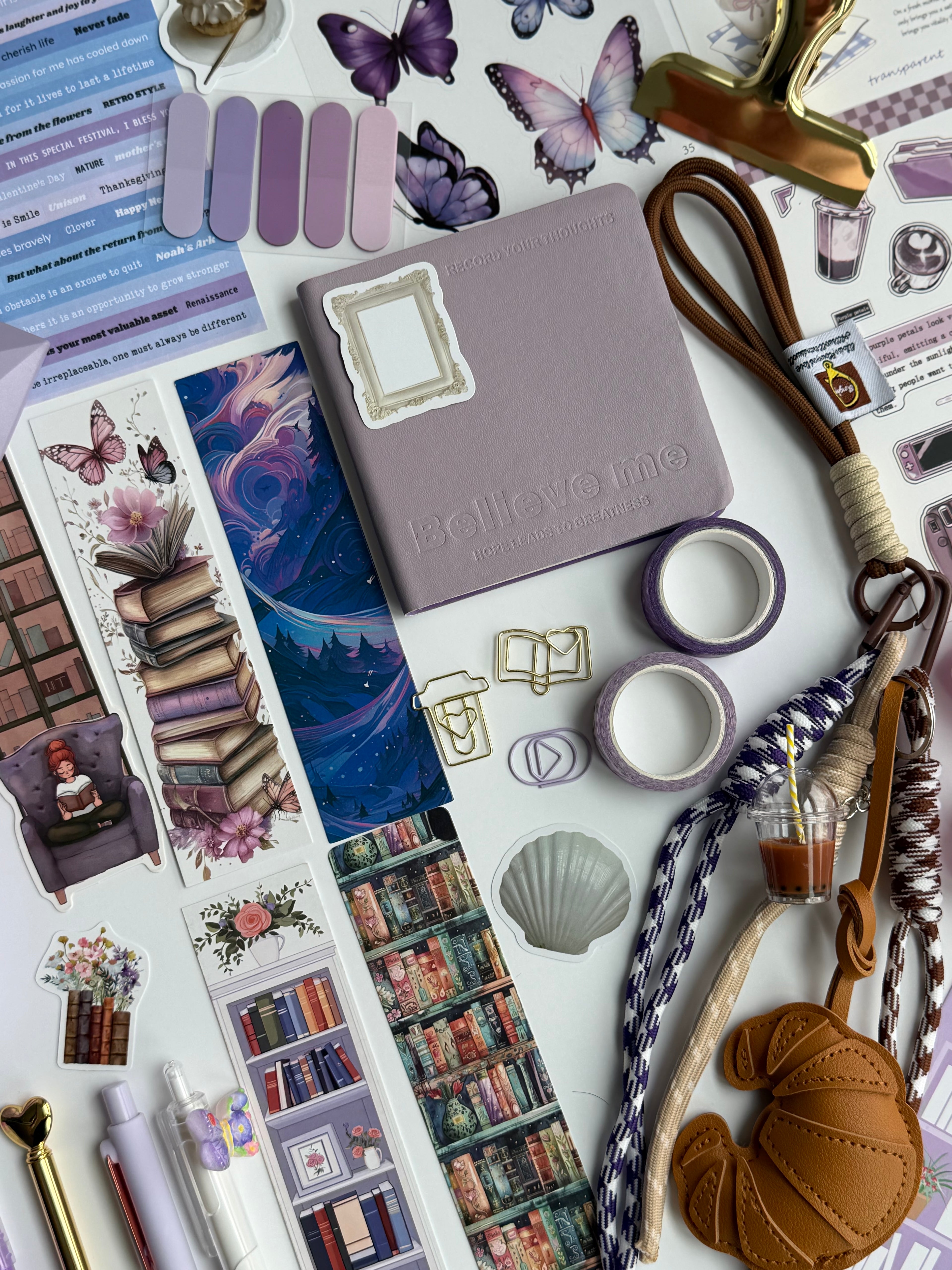 🪻Lavender Bookish Bundle🧋