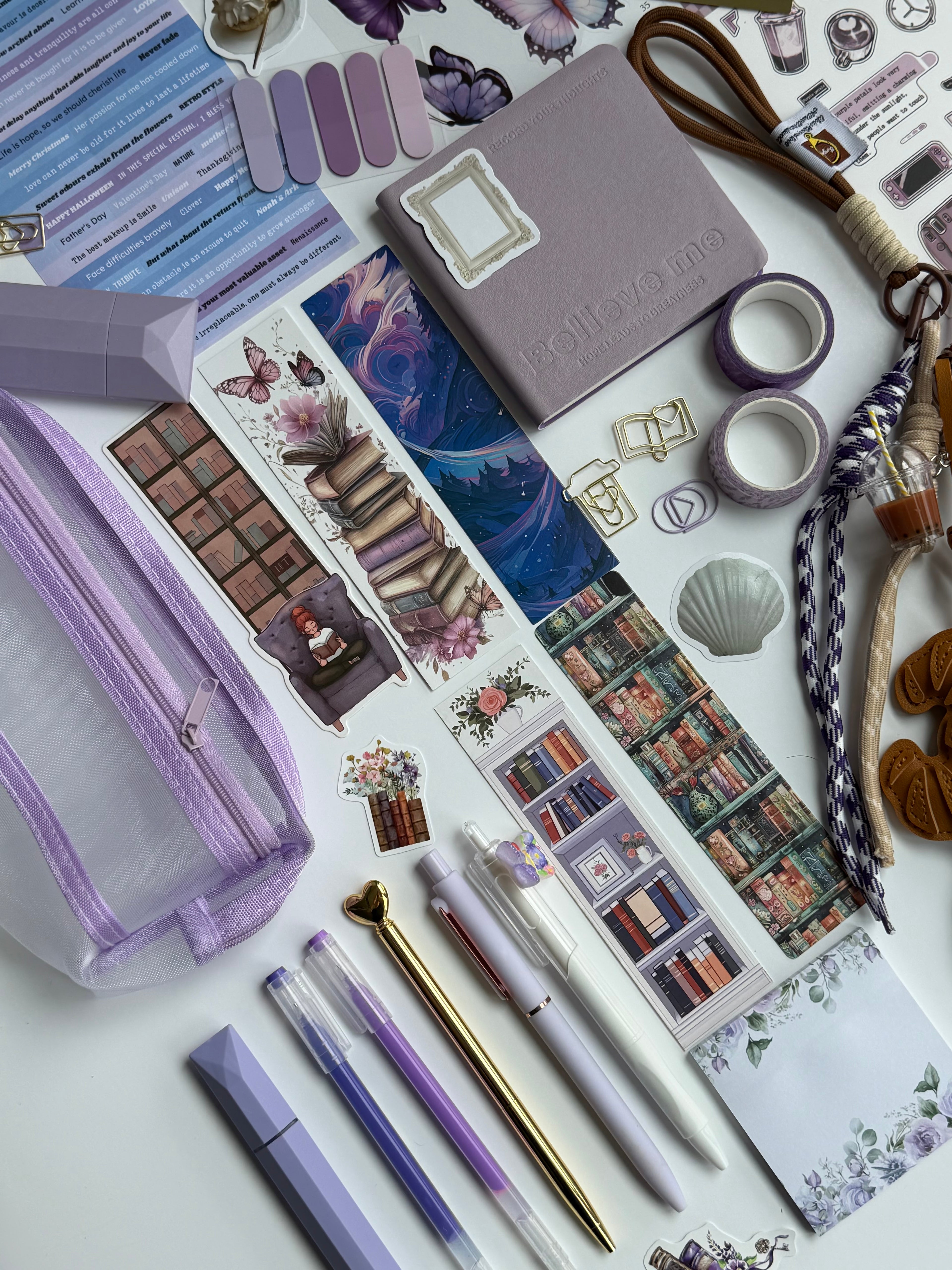 🪻Lavender Bookish Bundle🧋