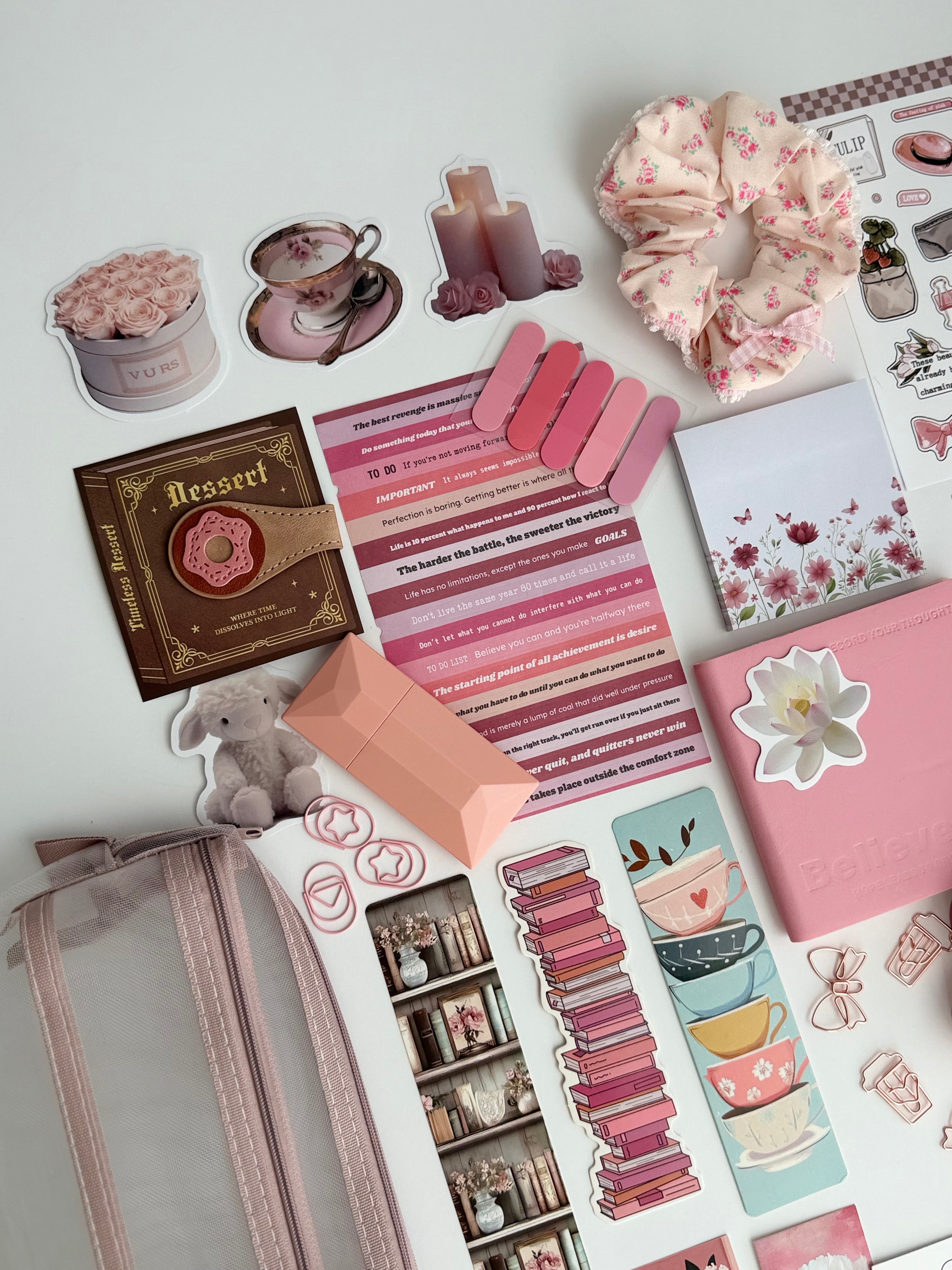 🍓 Strawberry Drink Bookish Bundle 🥤