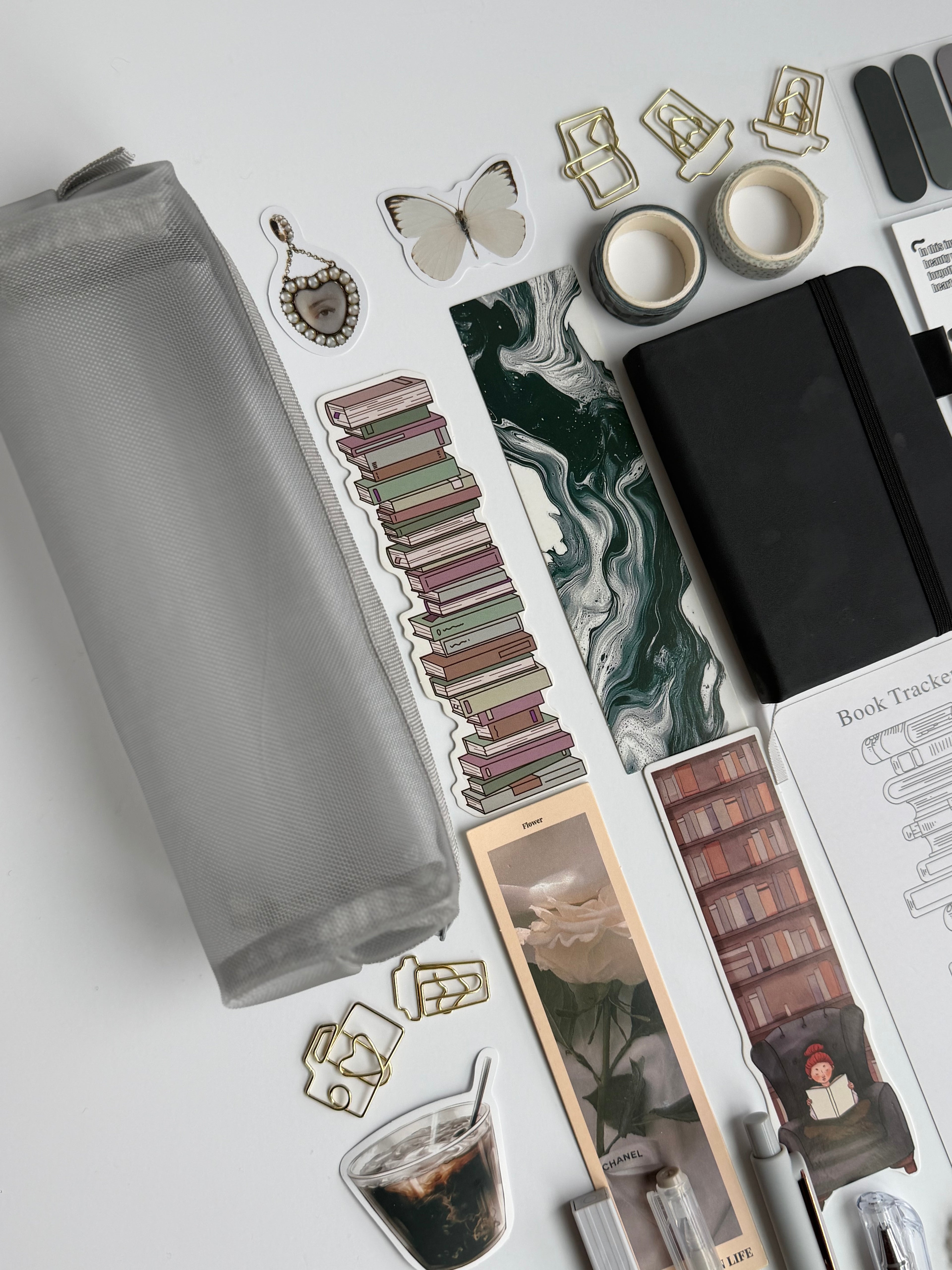 🖤 Mini Soft Gray Bookish Bundle 🌫️