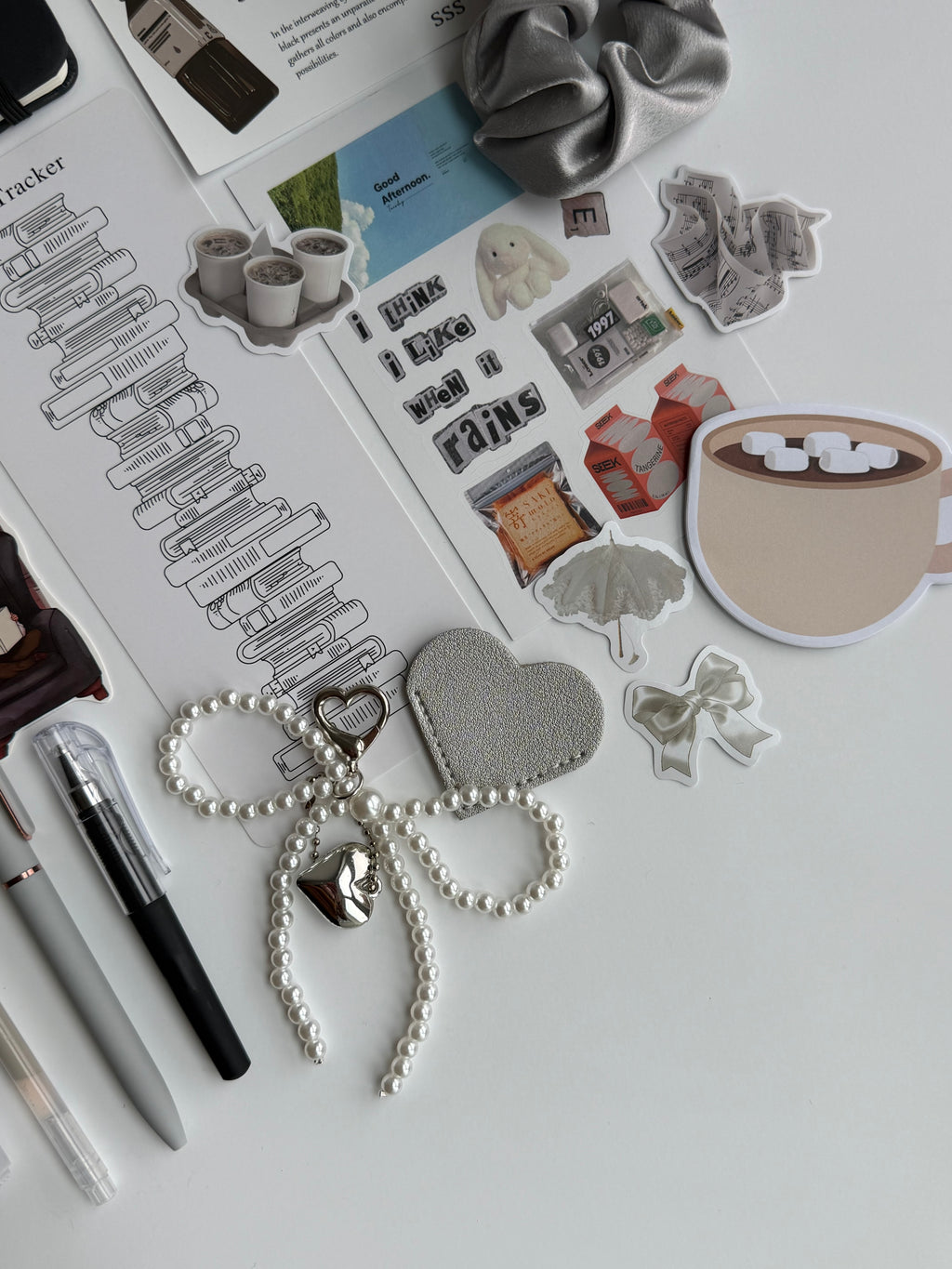 🖤 Mini Soft Gray Bookish Bundle 🌫️