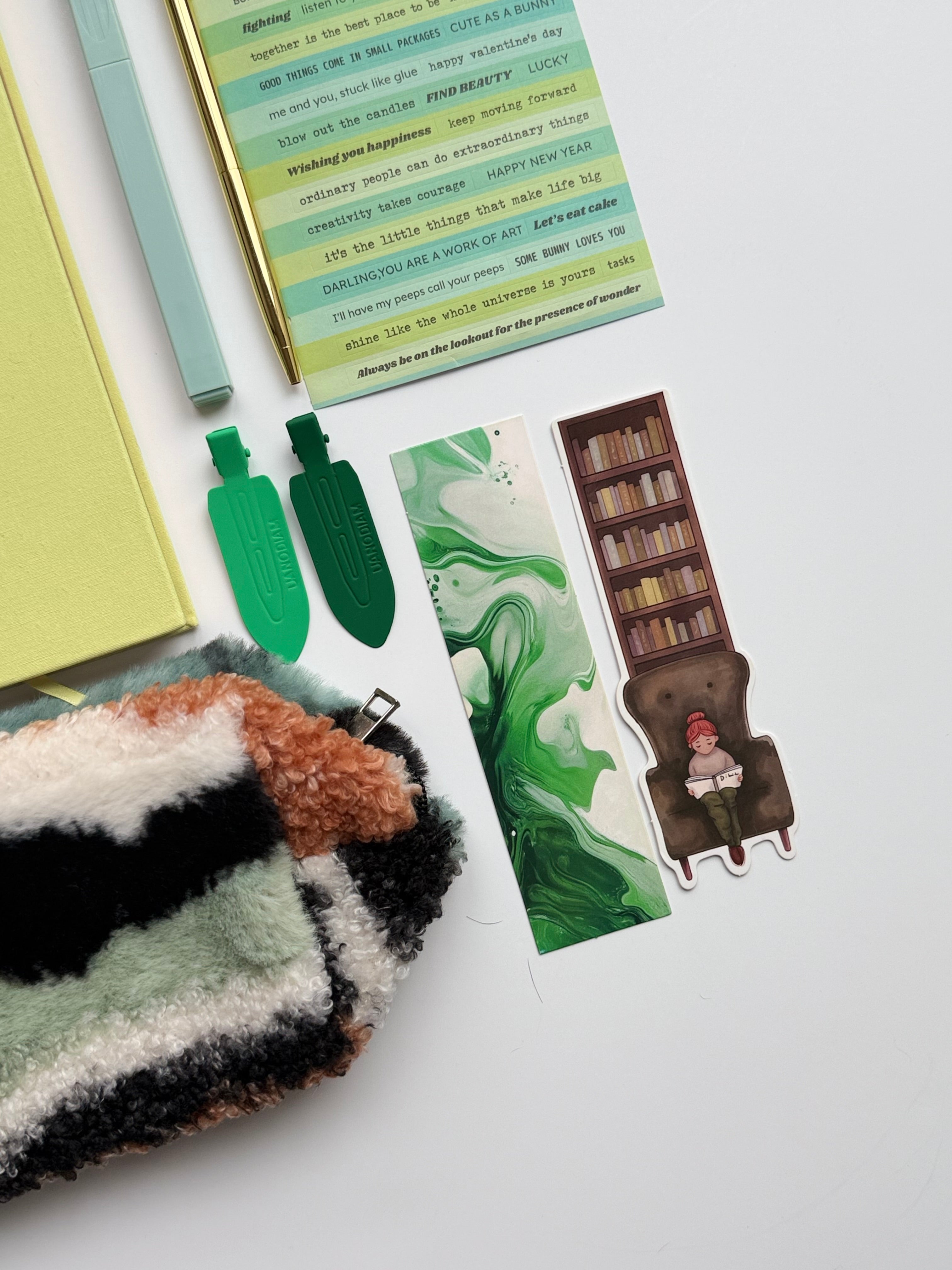 Mini Self-Care Journaling Set | Mindful Green Stationery Bundle 🌱✨