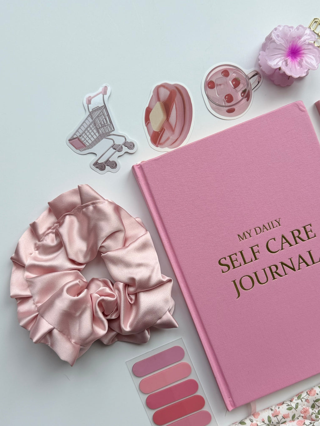 Mini Self-Care Journaling Set | Peony Bloom Stationery Bundle 🎀✨