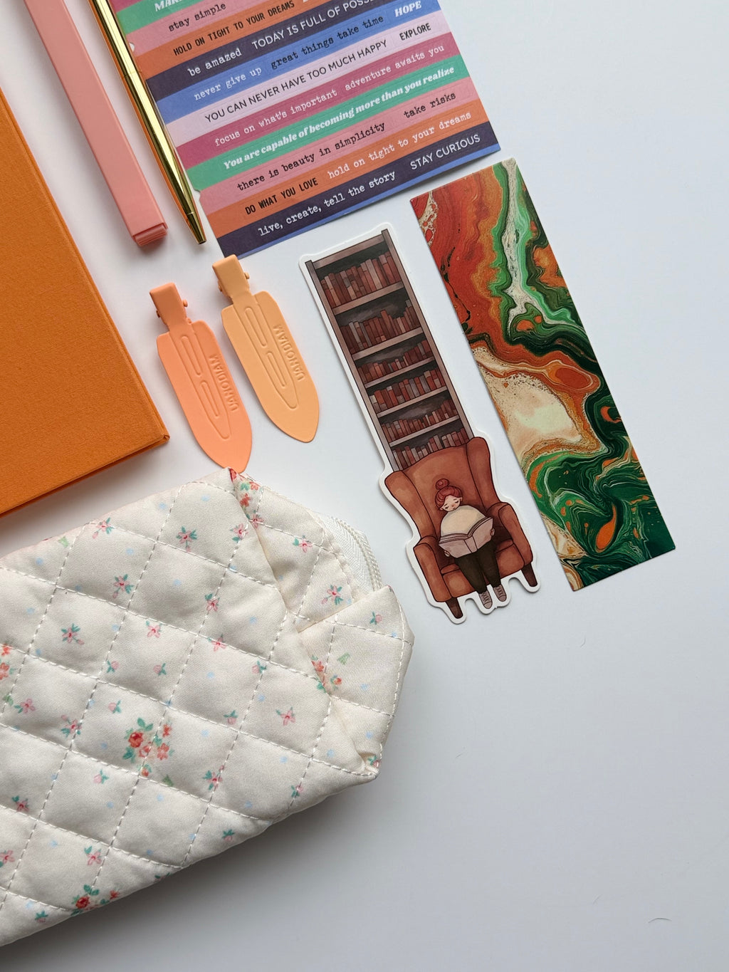 Mini Self-Care Journaling Set | Sunset Stationery Bundle 🌅🌱