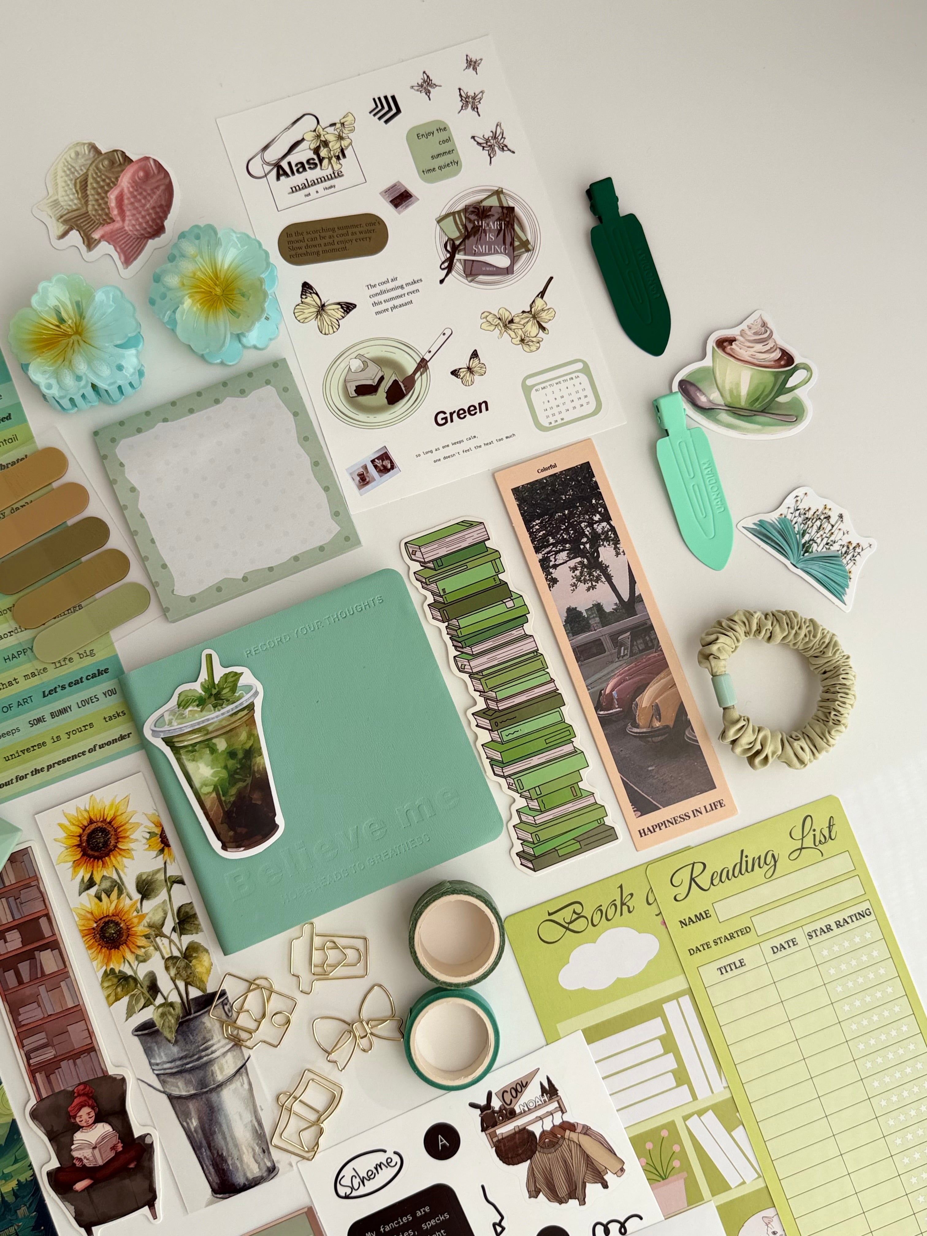 🍋‍🟩 Fresh Mint Bookish Bundle 🌿