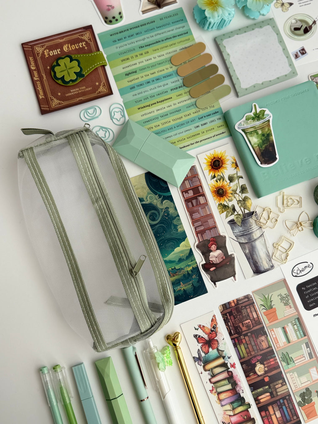 🍋‍🟩 Fresh Mint Bookish Bundle 🌿