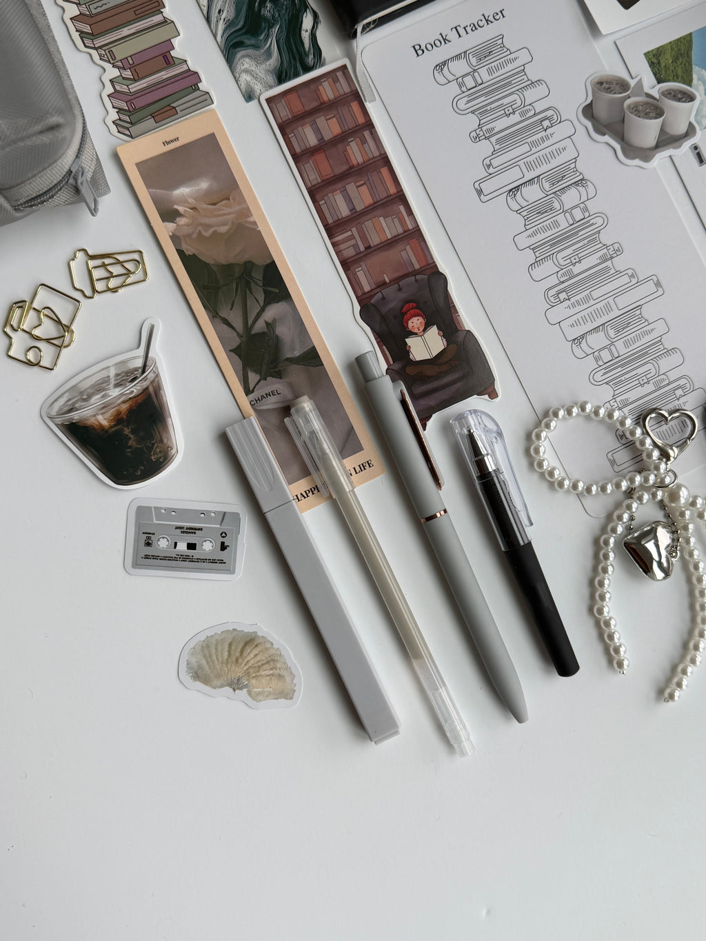 🖤 Mini Soft Gray Bookish Bundle 🌫️