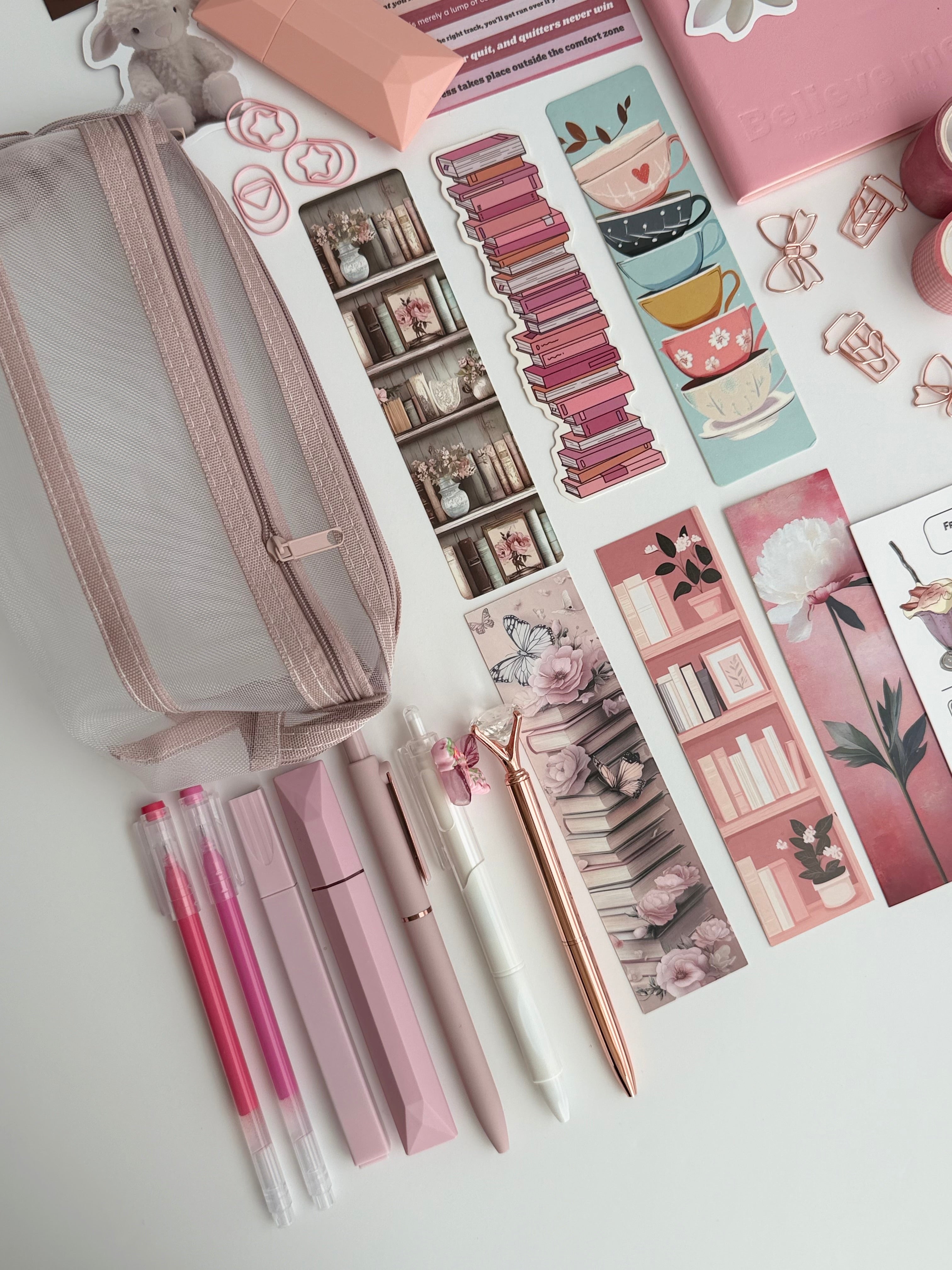 🍓 Strawberry Drink Bookish Bundle 🥤